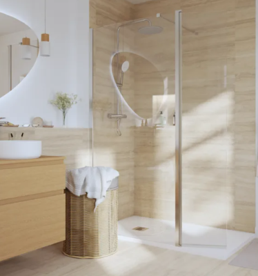 PLATO DUCHA CUBIK LISO BLANCO 140X80 