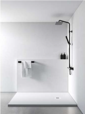 PLATO DE DUCHA BIGMAT BAQUEIRA BLANCO 100X70