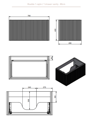 MUEBLE DE BAÑO BARI