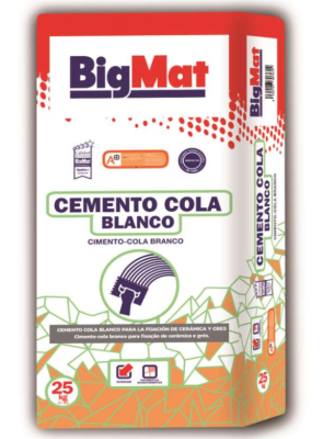 CEMENTO COLA BLANCO 25KG