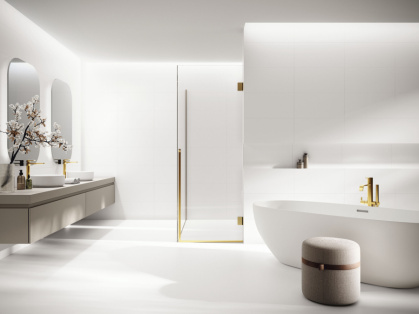 AZULEJO RECTIFICADO ARCTIC WHITE MAT 30X90