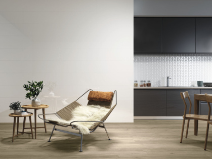 AZULEJO RECTIFICADO ARCTIC WHITE GLOSSY 30X90