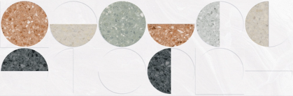 AZULEJO PASTA BLANCA RECT. MESINA-R MULTICOLOR 32X99