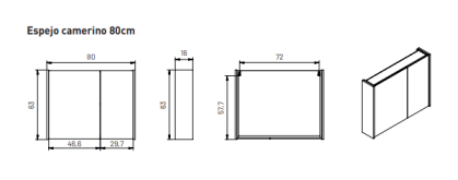 ARMARIO ESPEJO MIRANDA