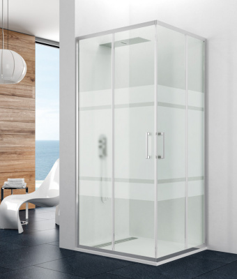 MAMPARA PRESTIGE TITAN ANGULAR AL VÉRTICE FROST PLUS